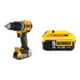 Set Dewalt Akku-Bohrschrauber 18V inkl. 2 x 18 V / 1.7 Ah Powerstack - Akkus + Ersatz-Akku DCB184-XJ-1