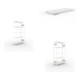 Set CLIP S3 230 LR AR 2000 x 1000 x 400 RAL 7035 kpl. mit 5 Böden + Fachboden MS 230 CLIP 1000x400 mm grau + CLIP S3 230 LR GR 2000 x 1000 x 400 RAL 7035 kpl. mit 5 Böden