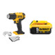 Set DeWalt Akku-Heiße-Luftpistole 18V (Basisversion) DCE530N-XJ + Ersatz-Akku DCB184-XJ-1