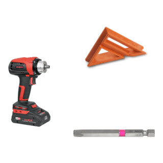 Set Mafell Akku-Bohrschrauber A 18 im T-MAX + Heco-TOPIX-plus 8,0 x 160 + Heco Langbits + Heco Einschraubhilfe