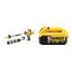 Set DeWalt Kartuschenpistole 18V / Basisversion DCE581NK-XJ + Ersatz-Akku DCB184-XJ-1
