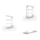 Set CLIP S3 230 LR AR 2000 x 1300 x 400 vzk kpl. mit 4 Böden + CLIP S3 230 LR GR 2000 x 1300 x 400 vzk kpl. mit 4 Böden + Zusatzboden CLIP 230 1300x400mm 230kg vzk