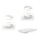 Set CLIP S3 230 LR AR 2000 x 1300 x 800 RAL 7035 kpl. mit 4 Böden + Zusatzboden CLIP 230 1300x800 230 kg grau + CLIP S3 230 LR GR 2000 x 1300 x 800 RAL 7035 kpl. mit 4 Böden