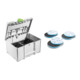 Set Festool Systainer³ SYS-STF D150 + Schleifmittel Granat PROfile D150 GR PRO/10-Set