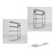 Set Fachboden-Anbauregal S3 CLIP + Fachbodenregal S3 CLIP + Zusatzboden CLIP 230 1300x400mm 230kg vzk