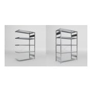 Set Fachboden-Anbauregal S3 CLIP + Fachbodenregal S3 CLIP
