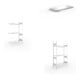 Set Reifen-Anbauregal S3 CLIP + Reifenregal S3 CLIP + Zusatzboden CLIP V150 1000x400 mm