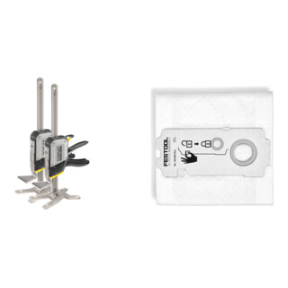 Set Stanley Einhand-Montagewerkzeug Tradelift Set + Festool SELFCLEAN Filtersack SC-FIS-CT MINI/MIDI-2/5