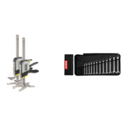 Set Stanley Einhand-Montagewerkzeug Tradelift Set + Stier Maul-Ringratschenschlüssel-Satz SW 8 - 19 mm 12-teilig