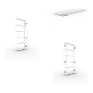 Set S3 CLIP 150 Anbauregal + CLIP 150 Zusatzboden + S3 CLIP 150 Grundregal