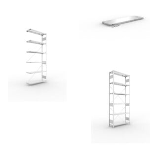 Set S3 CLIP 150 Anbauregal + CLIP 150 Zusatzboden + S3 CLIP 150 Grundregal