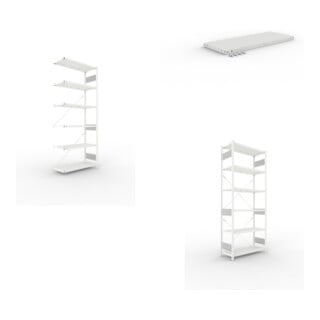 Set S3 CLIP 150 Anbauregal + CLIP 150 Zusatzboden + S3 CLIP 150 Grundregal