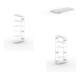 Set S3 CLIP 150 Anbauregal + CLIP 150 Zusatzboden + S3 CLIP 150 Grundregal