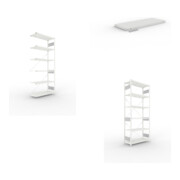 Set S3 CLIP 150 Anbauregal + CLIP 150 Zusatzboden + S3 CLIP 150 Grundregal