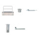 Set Schake Abweisebügel Ø 60mm, Breite 1500 mm, Höhe Überflur 1000 mm,...-1