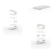 Set META-Regalbau GmbH& Co. KG S3 CLIP 150 Anbauregal 2500x1000x500 mm in RAL...
