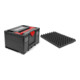 Set STIER Systainer³ III Black Edition + Deckelpolster genoppt für Systainer³, T-Loc, Classic-1