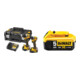 Set Dewalt Akku-Kombopack (2-tlg.) 18V 5 Ah + DeWalt 18,0V / 5,0 Ah Ersatz-Akku-1