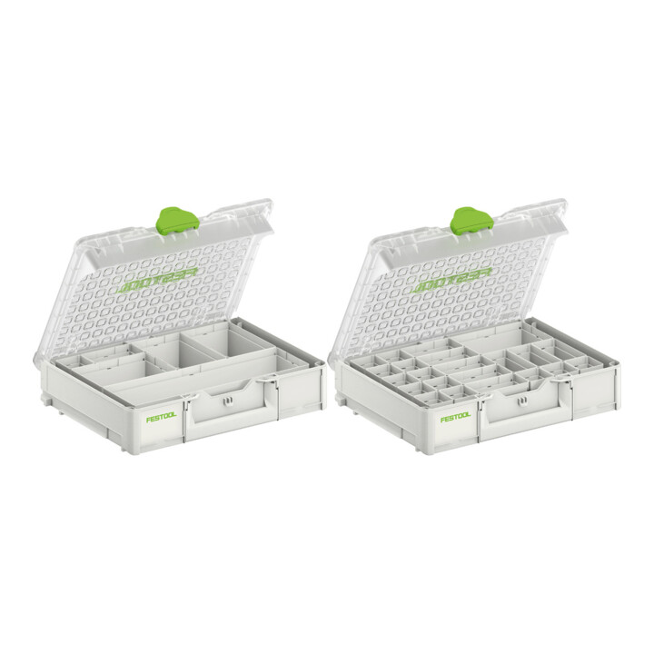 Set Festool Systainer SYS3 ORG M 89 6xESB + Organizer SYS3 ORG M 89 22xESB