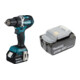 Set Makita Akku-Bohrschrauber DDF484RTJ, 18 V + Akku 18,0 V 5,0 Ah BL1850B-1