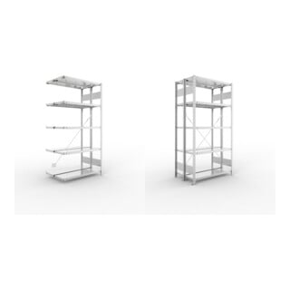 Set META-Regalbau GmbH& Co. KG S3 CLIP 150 DAR 2000 x 1000 x 300 vzk kpl. mit...