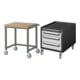 Set STIER Fahrbare Werkbank Premium BxTxH 750x700x880mm + Rollcontainer...