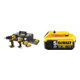 Set DeWalt 18V XR Akku-Kombopack (bürstenlos) inkl. Schlagbohrschrauber DCD709 + DeWalt 18,0V / 5,0 Ah Ersatz-Akku-1