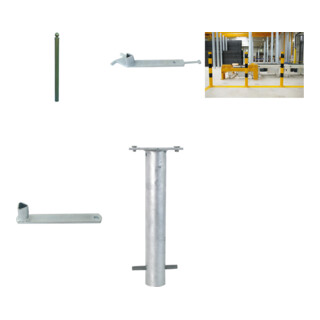 Set Schake Absperrstilpfosten Typ 465FUHB + Dreikantschlüssel M 12 + Grauguss-Univ.-Schlüssel