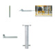 Set Schake Absperrstilpfosten Typ 465FUHB + Dreikantschlüssel M 12 + Grauguss-Univ.-Schlüssel