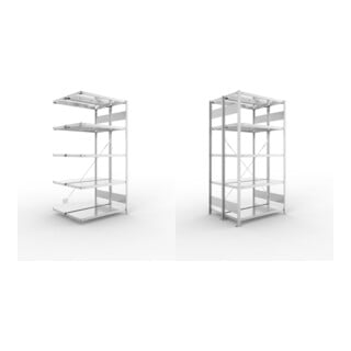 Set META-Regalbau GmbH& Co. KG S3 CLIP 150 DAR 2000 x 1000 x 400 vzk kpl. mit...