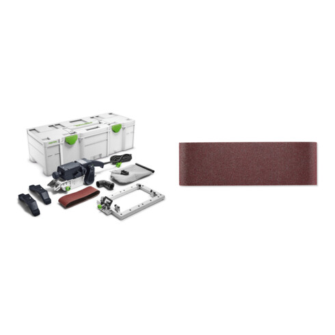 Set Festool Bandschleifer BS 75 E-Set + Schleifband L533X 75-P120 RU2/10