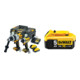 Set Dewalt Akku-Kombopack (2-tlg.) 18V 5 Ah + DeWalt 18,0V / 5,0 Ah Ersatz-Akku