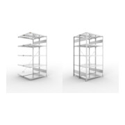 Set META-Regalbau GmbH& Co. KG S3 CLIP 150 DAR 2000 x 1000 x 500 vzk kpl. mit...