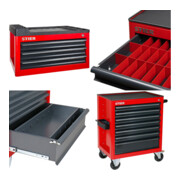 Set STIER Werkstattwagenaufsatz leer + Schubladen-Einteilungsset + Schubladen-Einlagefach