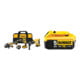 Set Dewalt Akku-Kombopack (3-tlg.), 18 Volt + DeWalt 18,0V / 5,0 Ah Ersatz-Akku-1