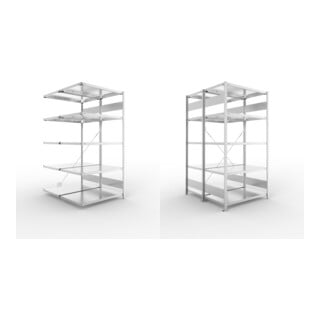 Set META-Regalbau GmbH& Co. KG S3 CLIP 150 DAR 2000 x 1000 x 600 vzk kpl. mit...