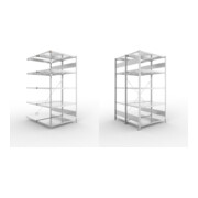 Set META-Regalbau GmbH& Co. KG S3 CLIP 150 DAR 2000 x 1000 x 600 vzk kpl. mit...