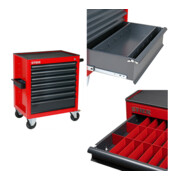 Set Stier Werkstattwagen leer + Schubladen-Einteilungsset + Schubladen-Einlagefach
