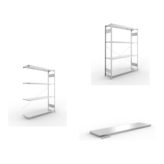 Set META-Regalbau GmbH& Co. KG S3 CLIP 200 AR 2000x1500x400 mm in verzinkt...