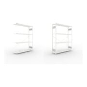 Set META-Regalbau GmbH& Co. KG S3 CLIP 200 AR 2000x1500x400 RAL 7035  mit 4...