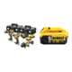 Set DeWalt Akku-Kombopack 18 Volt (3-tlg.) + DeWalt 18,0V / 5,0 Ah Ersatz-Akku