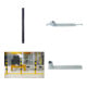 Set Schake Absperrstilpfosten Typ 468FUHB, umlegbar + Dreikantschl ssel M 12, Standard + Grauguss-Univ.-Schl ssel z.Absperrpf. m.Feuerw.-V.