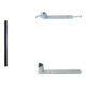 Set Schake Absperrstilpfosten Typ 468PB, ortsfest + BefestigungsschraubensatzTyp 1-1