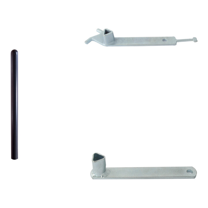 Set Schake Absperrstilpfosten Typ 468PB, ortsfest + BefestigungsschraubensatzTyp 1
