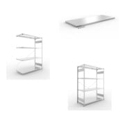 Set META-Regalbau GmbH& Co. KG S3 CLIP 200 AR 2000x1500x600 mm in verzinkt...