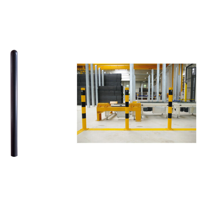 Set Schake Absperrpfosten Typ 4701FUH, 70x70mm, umlegbar, herausnehmbar + Dreikantschl ssel M 12, Standard + Grauguss-Univ.-Schl ssel z.Absperrpf. m.Feuerw.-V. + BefestigungsschraubensatzTyp 1 + Bodenh lse zum Einbetonieren