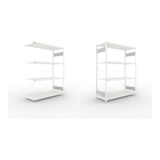 Set META-Regalbau GmbH& Co. KG S3 CLIP 200 AR 2000x1500x600 RAL 7035  mit 4...