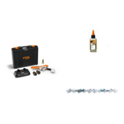 Set Stihl Akku-Gehölzschneider GTA 30 Set + Multioil Bio 50 ml + Sägekette 1/4", Picco Micro 3