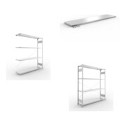 Set META-Regalbau GmbH& Co. KG S3 CLIP 200 AR 2000x1700x400 mm in verzinkt...