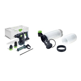 Set Festool Akku-Kombihammer KHC 18 EB-Basic + Absaugvorrichtung AV-BHC/KHC